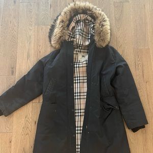 Women’s Burberry Winter Coat Size Medium